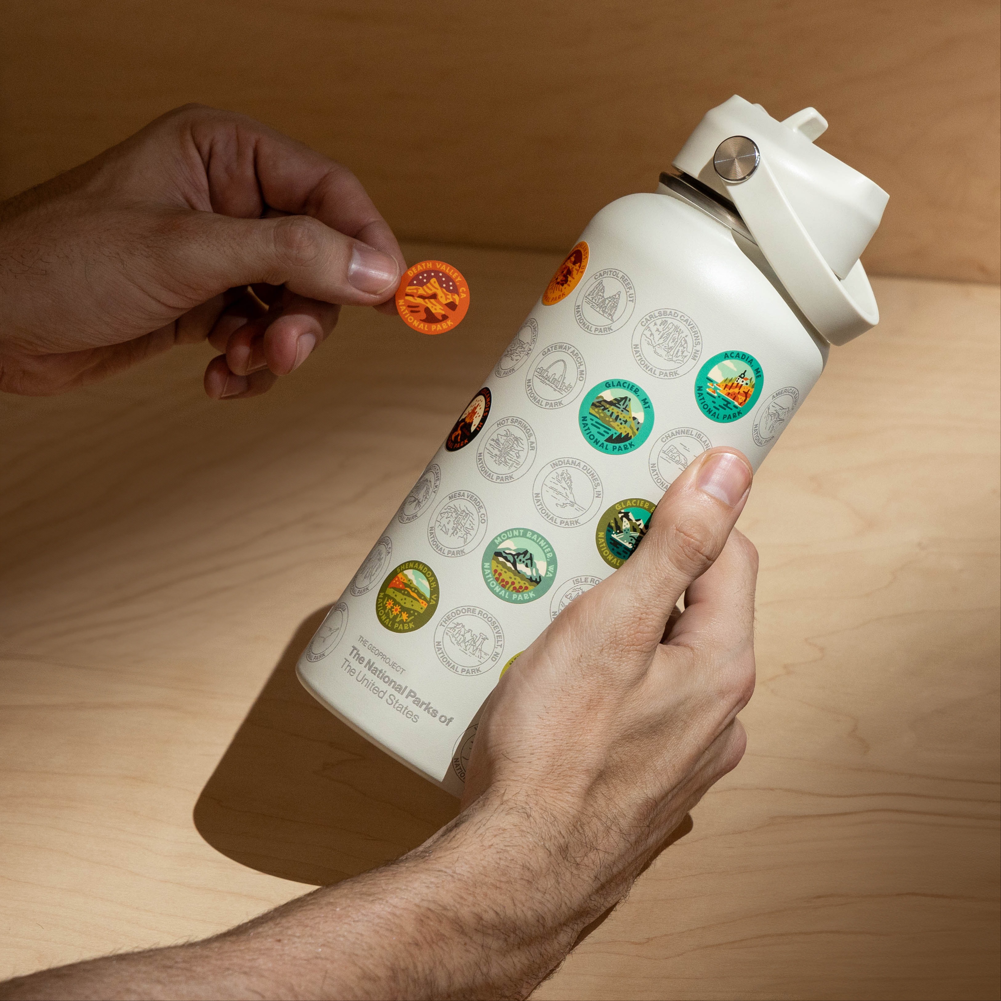 Insulated National Park Sticker Bottle 364