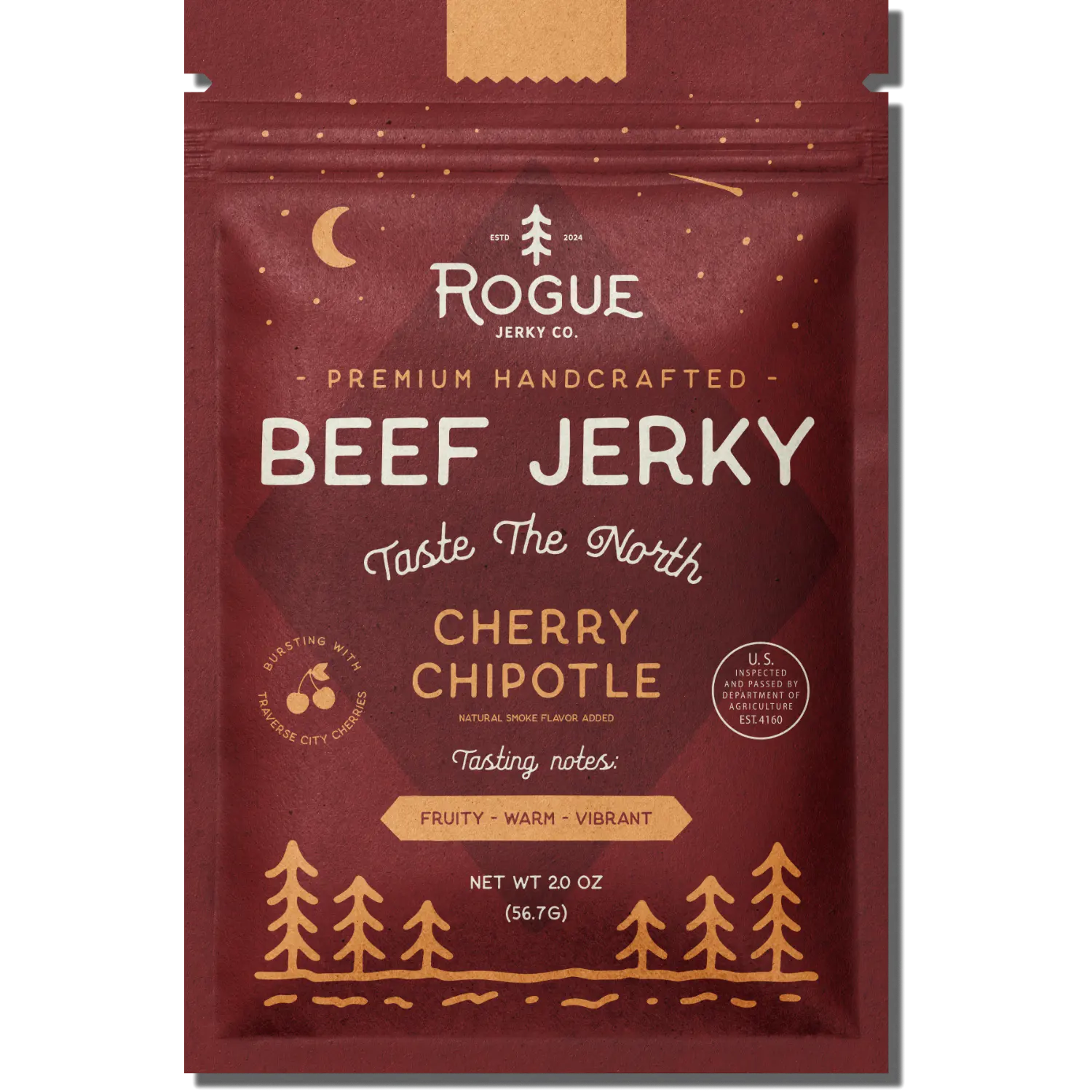 Rogue Jerky Co. Cherry Chipotle Beef Jerky 673