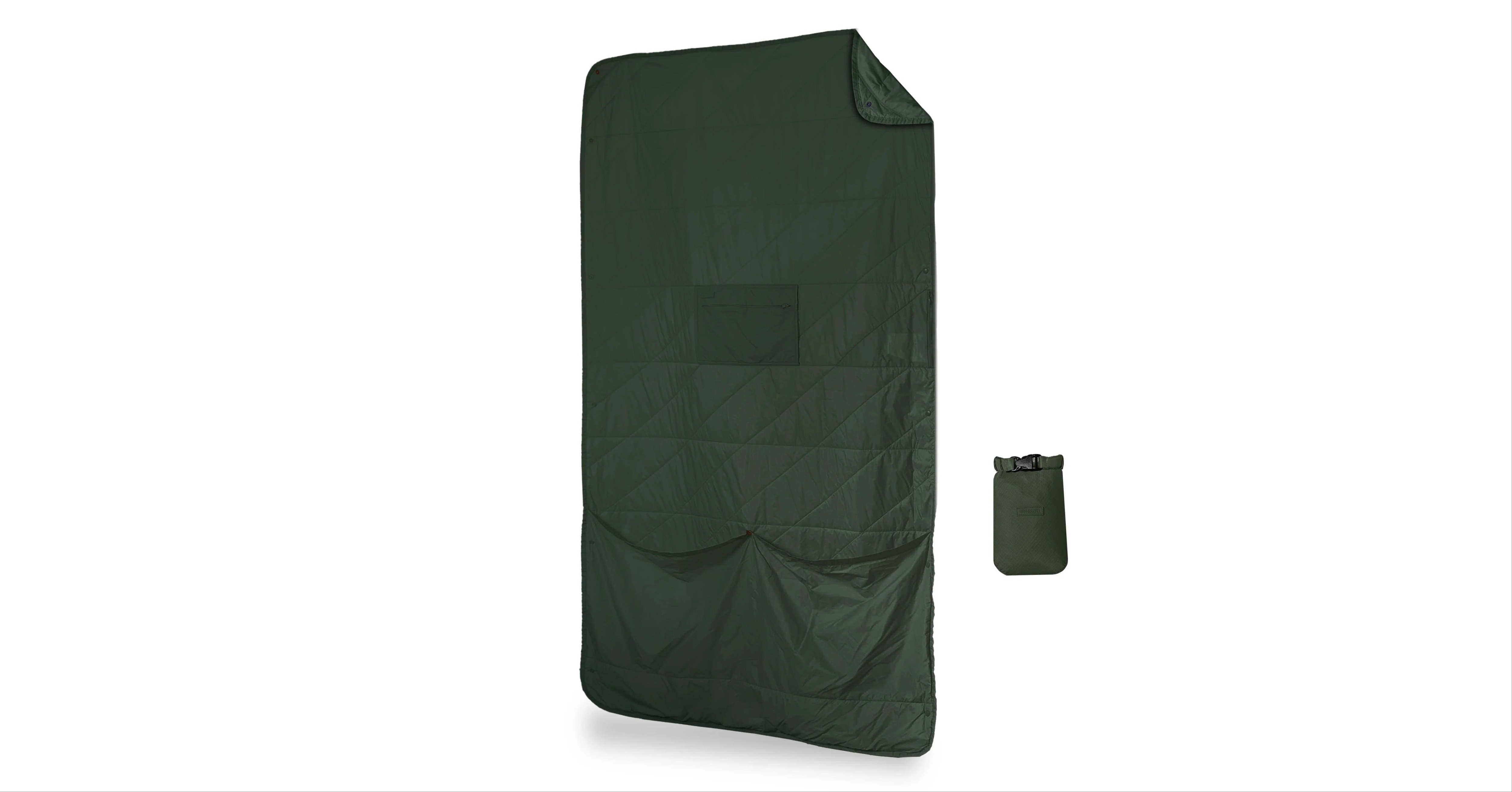Layover™ Travel Blanket - Packable & Puffy | Spruce 760