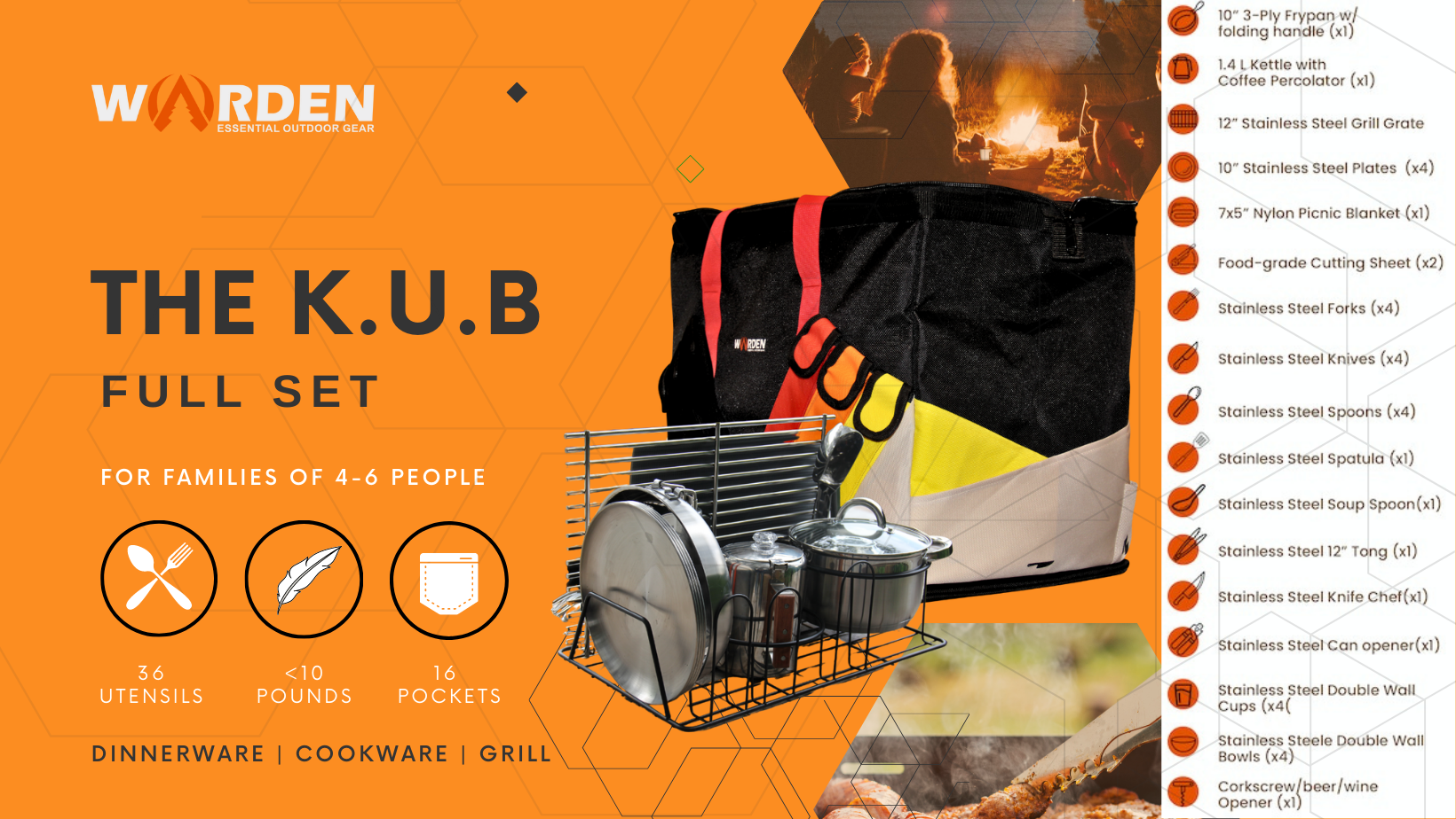 K.U.B: The Full 'Camping Kitchen' Set 318