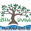 Pampeana Glass Art and Green Living Tree 209