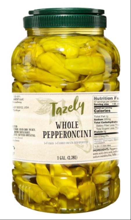 Whole Pepperoncini 188