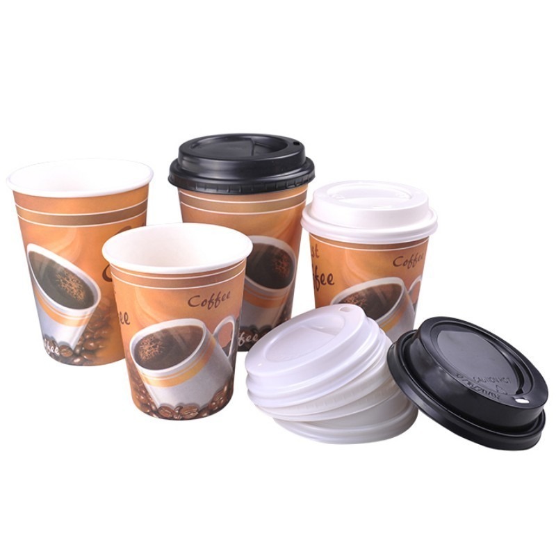 1.5-32 Ounce Hot Beverage Paper Cups with Lids 276