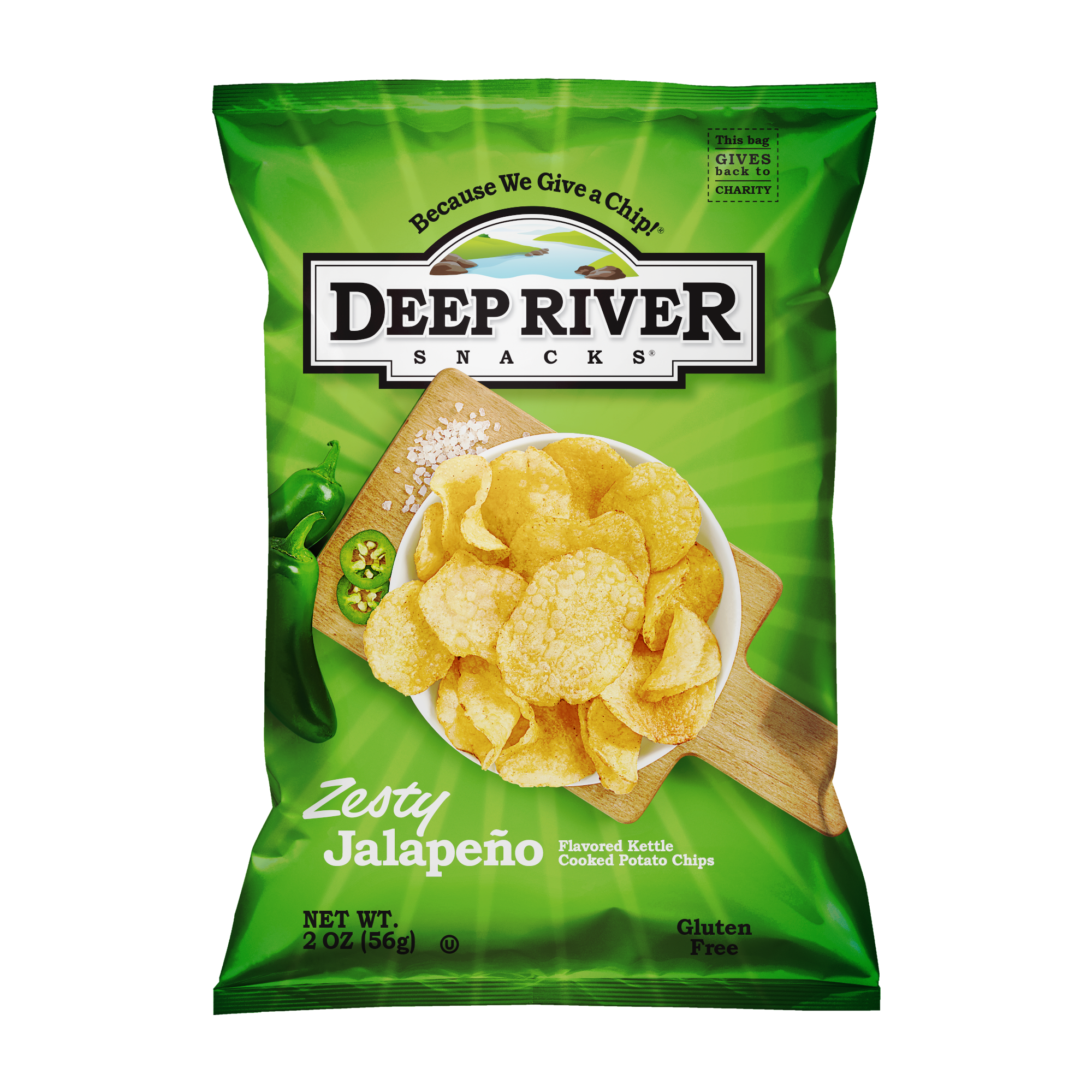 Deep River Snacks - Zesty Jalapeno 377