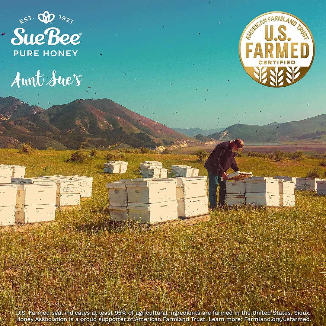 Sioux Honey is U.S. Farmed Certified 192