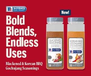 McCormick® For Chefs Introduces Three New Menu Solutions 275