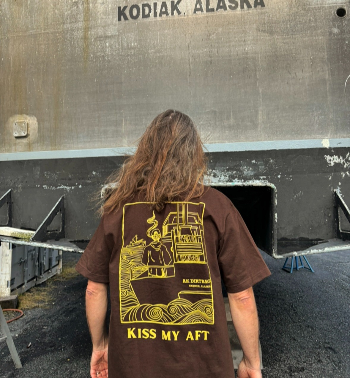 Kiss My Aft Tee 178