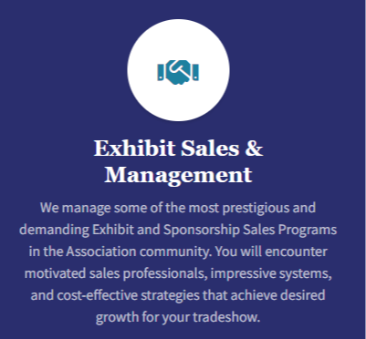 Exhibit Sales & Management 63