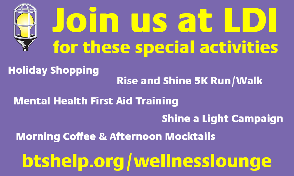 Behind the Scenes Wellness Lounge Special Activities and Shine a Light Campaign At LDI 272