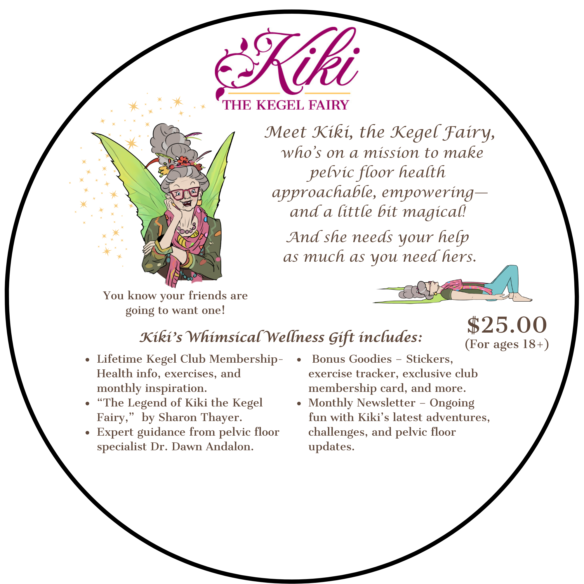 Kiki the Kegel Fairy's Whimsical Wellness Gift 24