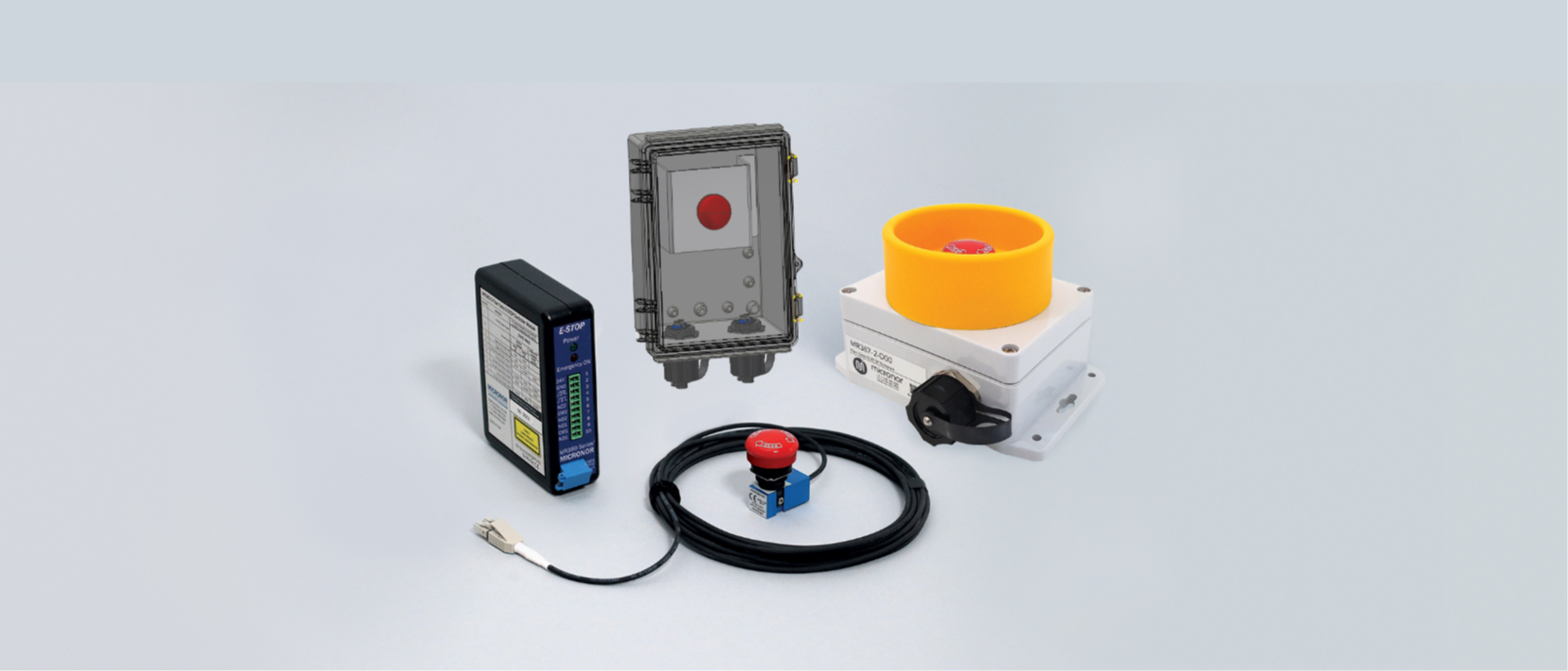 MR387 Series FO E-STOP Sensors and Controllers - Micronor Sensors 149