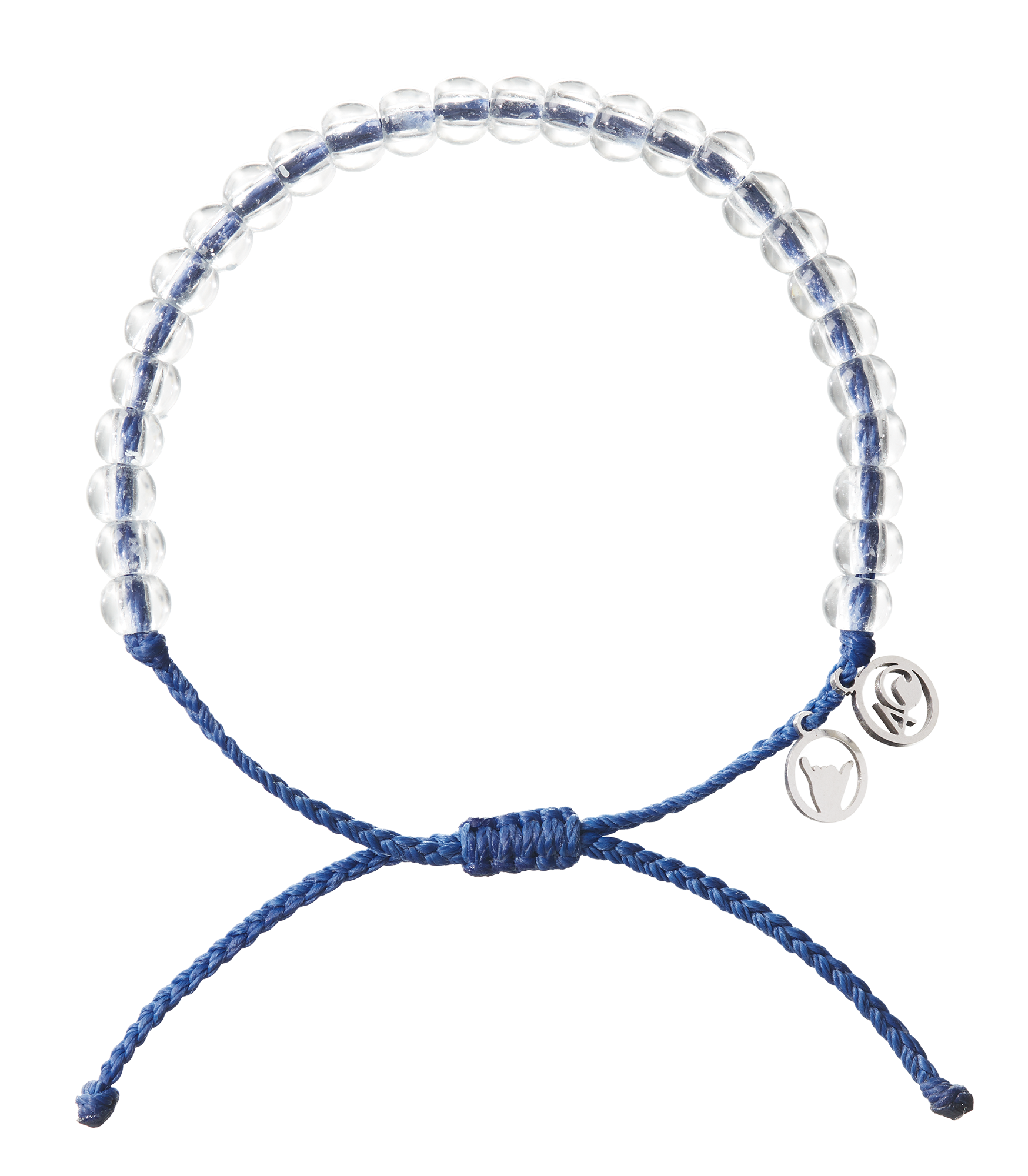 4ocean Signature Beaded Bracelet - Blue - Wholesale [6-pack] 479