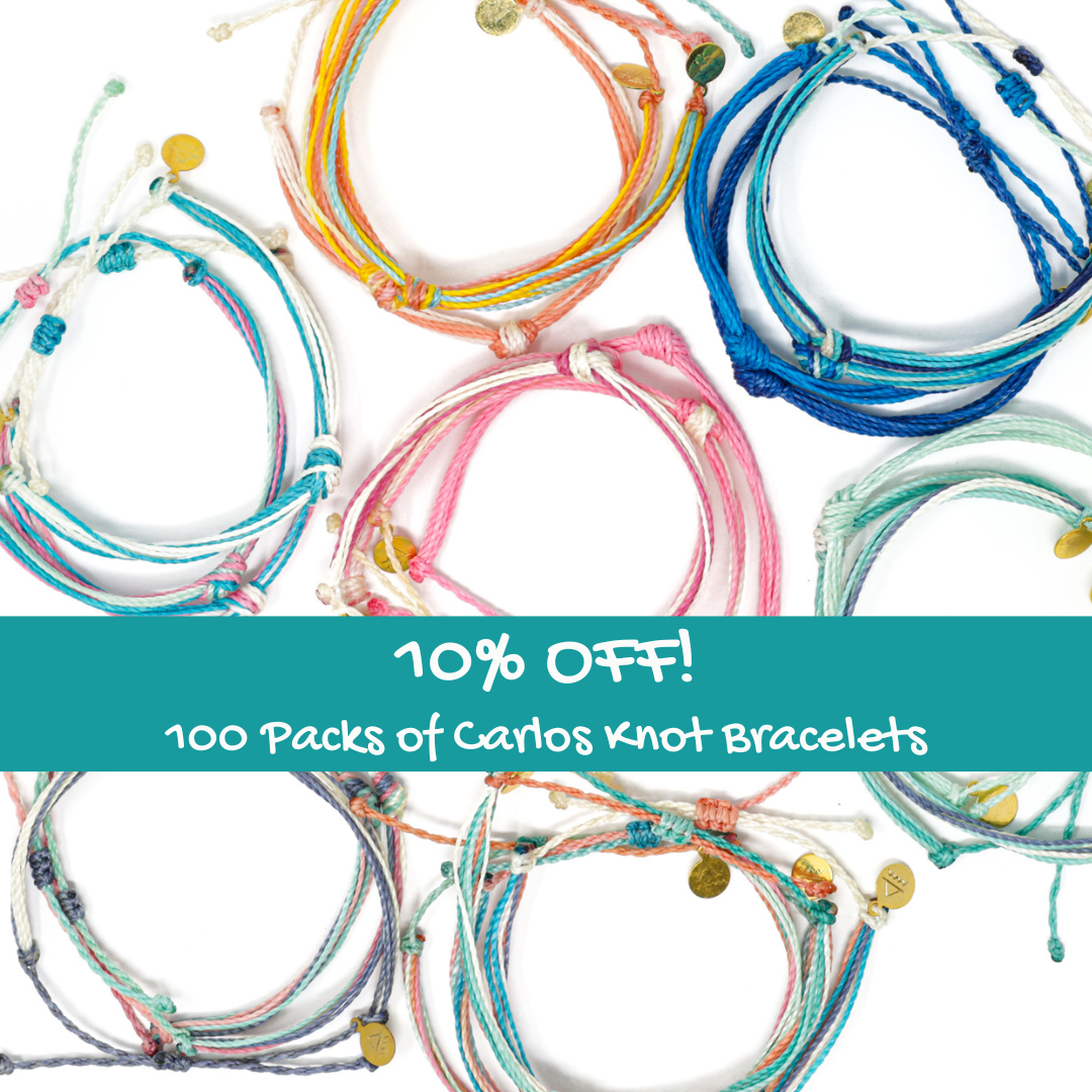 10% OFF 100 Packs of Best-Selling String Bracelets! 492