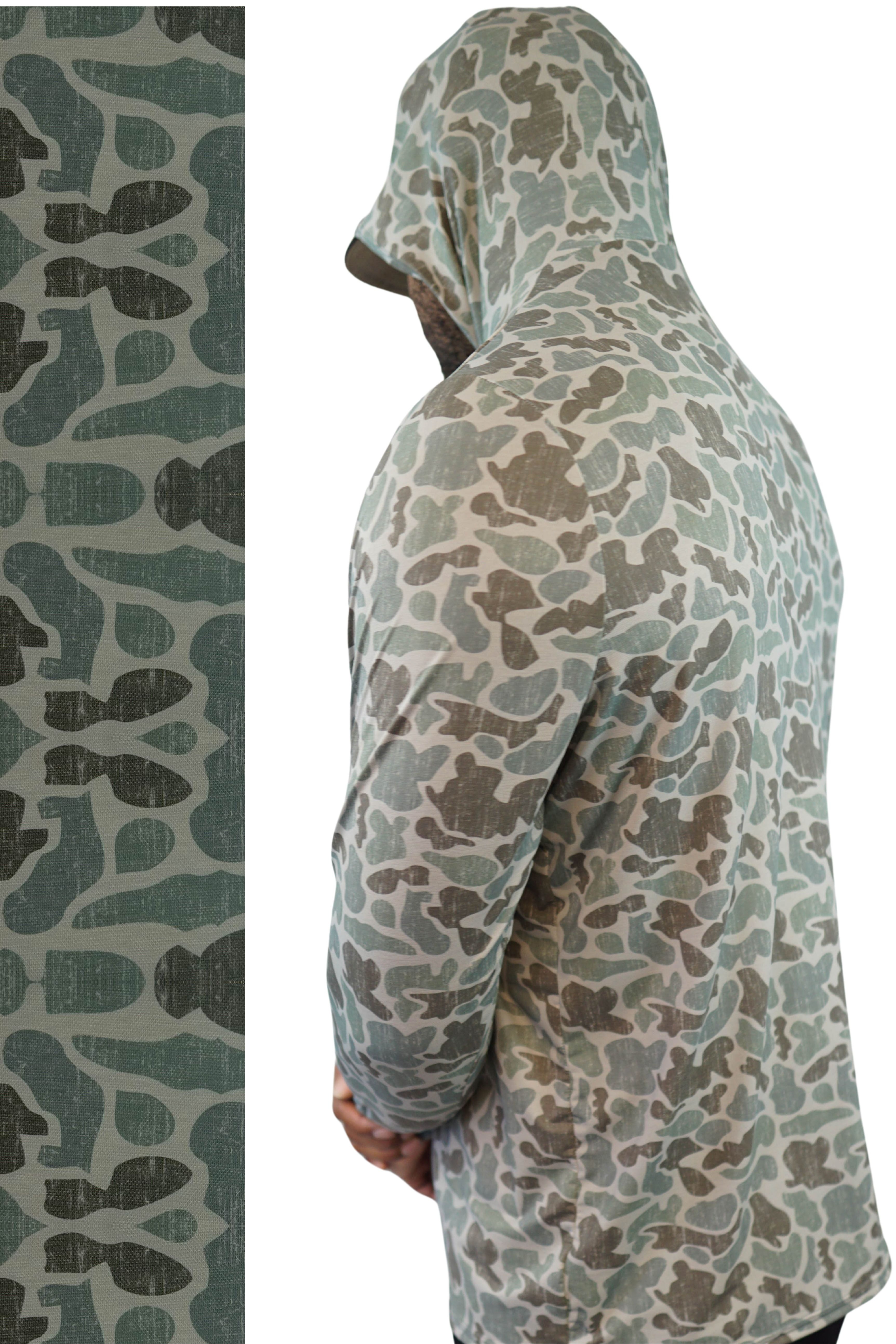 Lightweight Mens 5FLEX CAMO Long Sleeve Pullover Hoody #5161hy 510