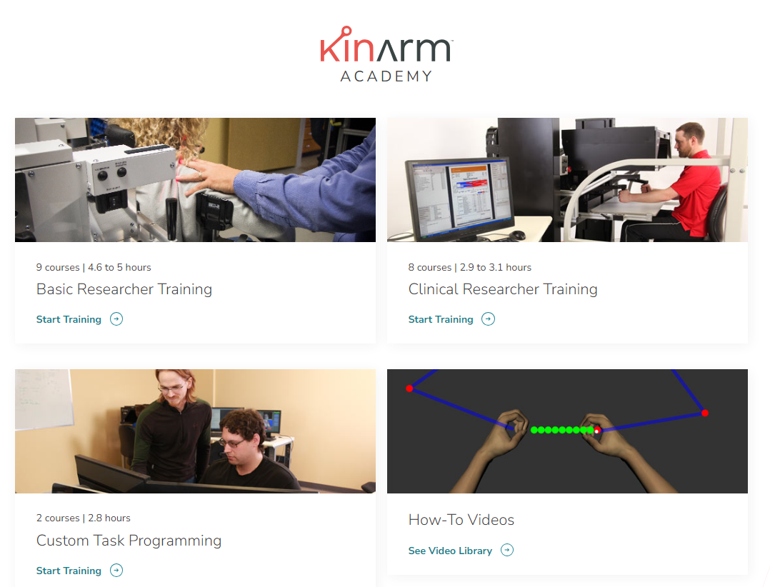 Kinarm Academy has launched! 179