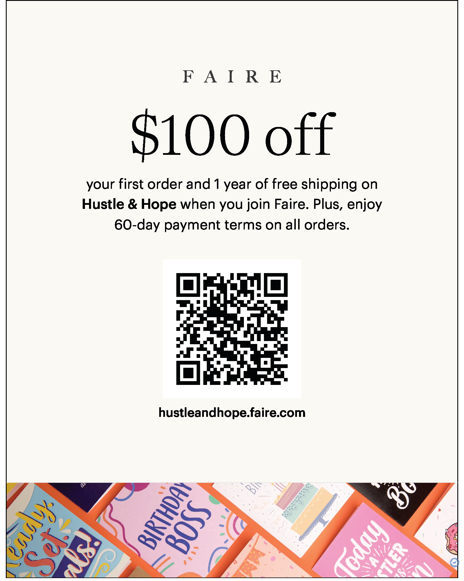 Shop us on Faire! 1039