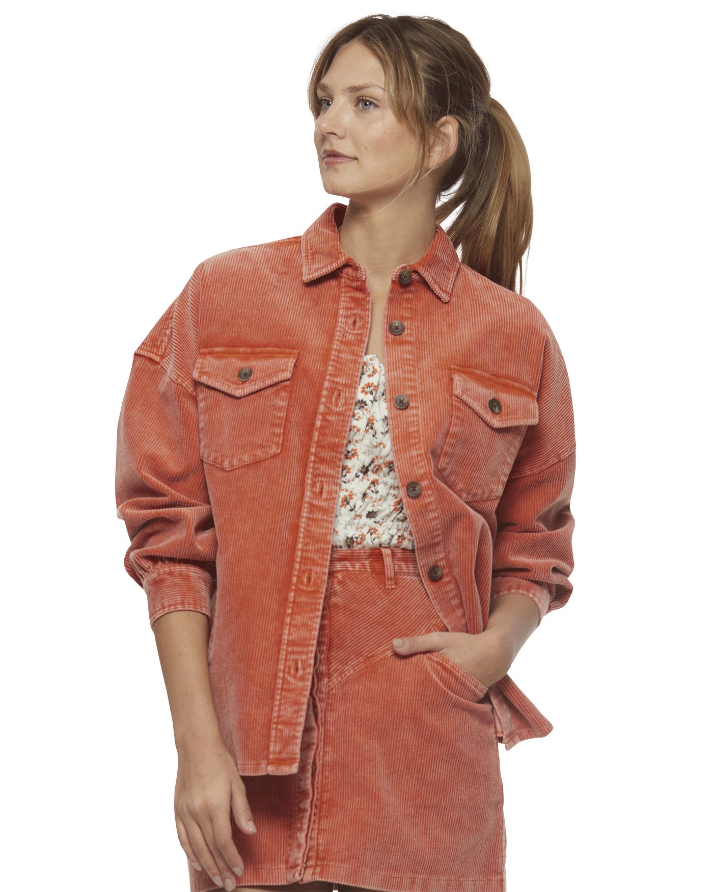 CAYCE CORDUROY SHIRT JACKET 502
