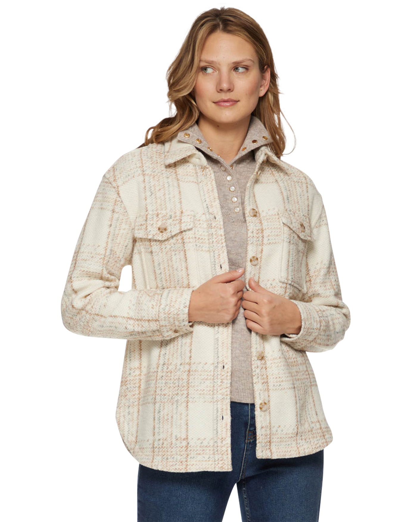 PEMBERTON KNIT SHIRT JACKET 505