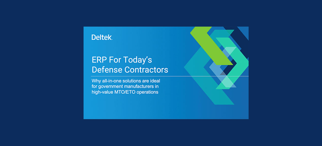 ERP For Today’s Defense Contractors 591