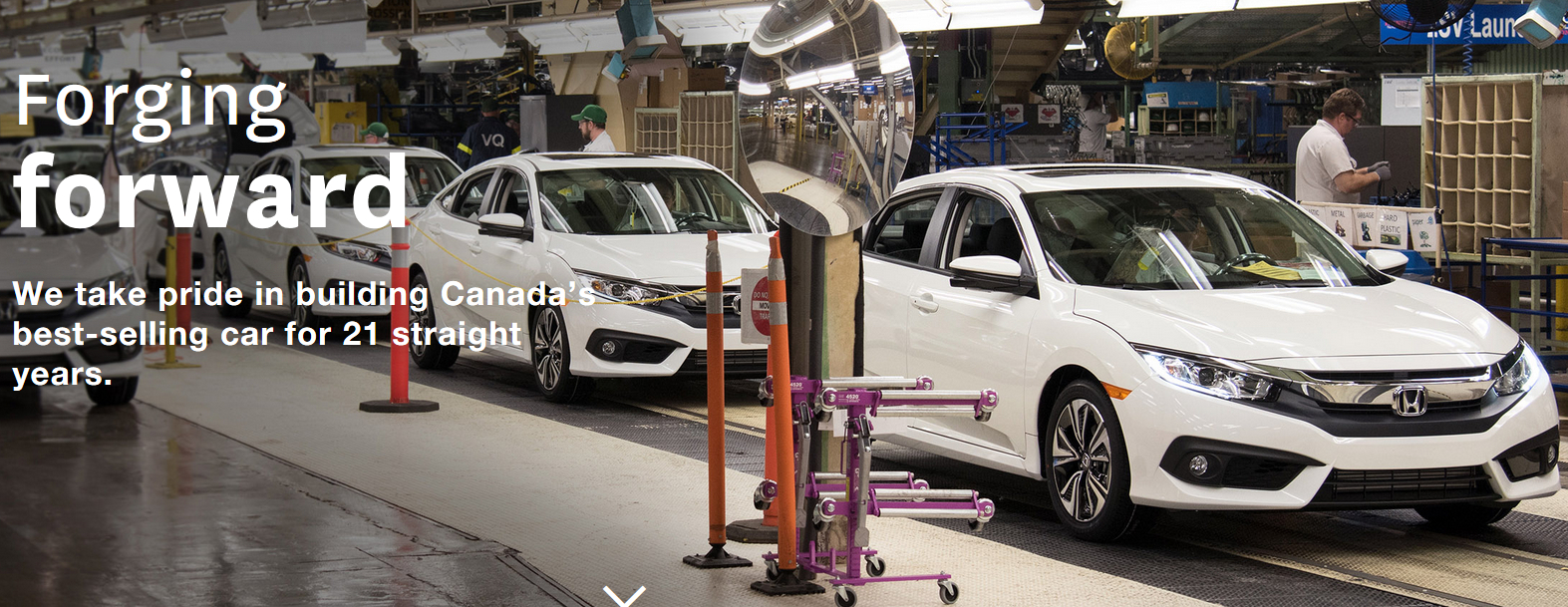 Honda of Canada Mfg. Facility Tour -- See the Civic being Assembled!!! 647