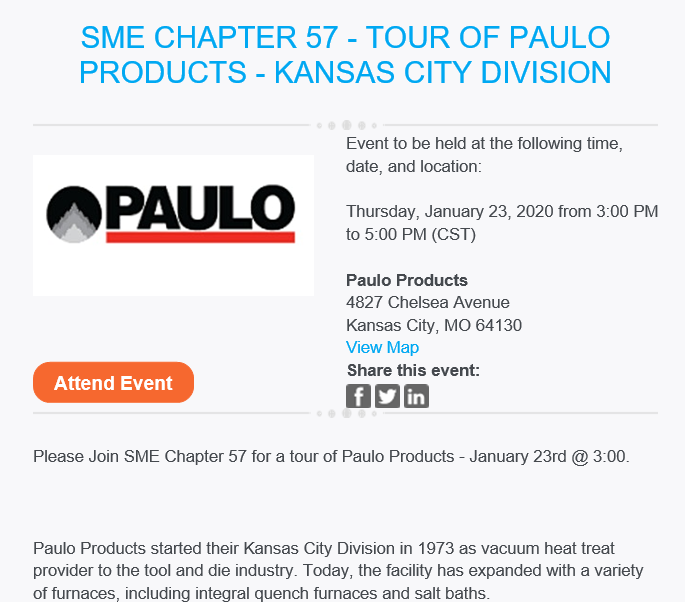 SME January Tour at Paulo Products 715