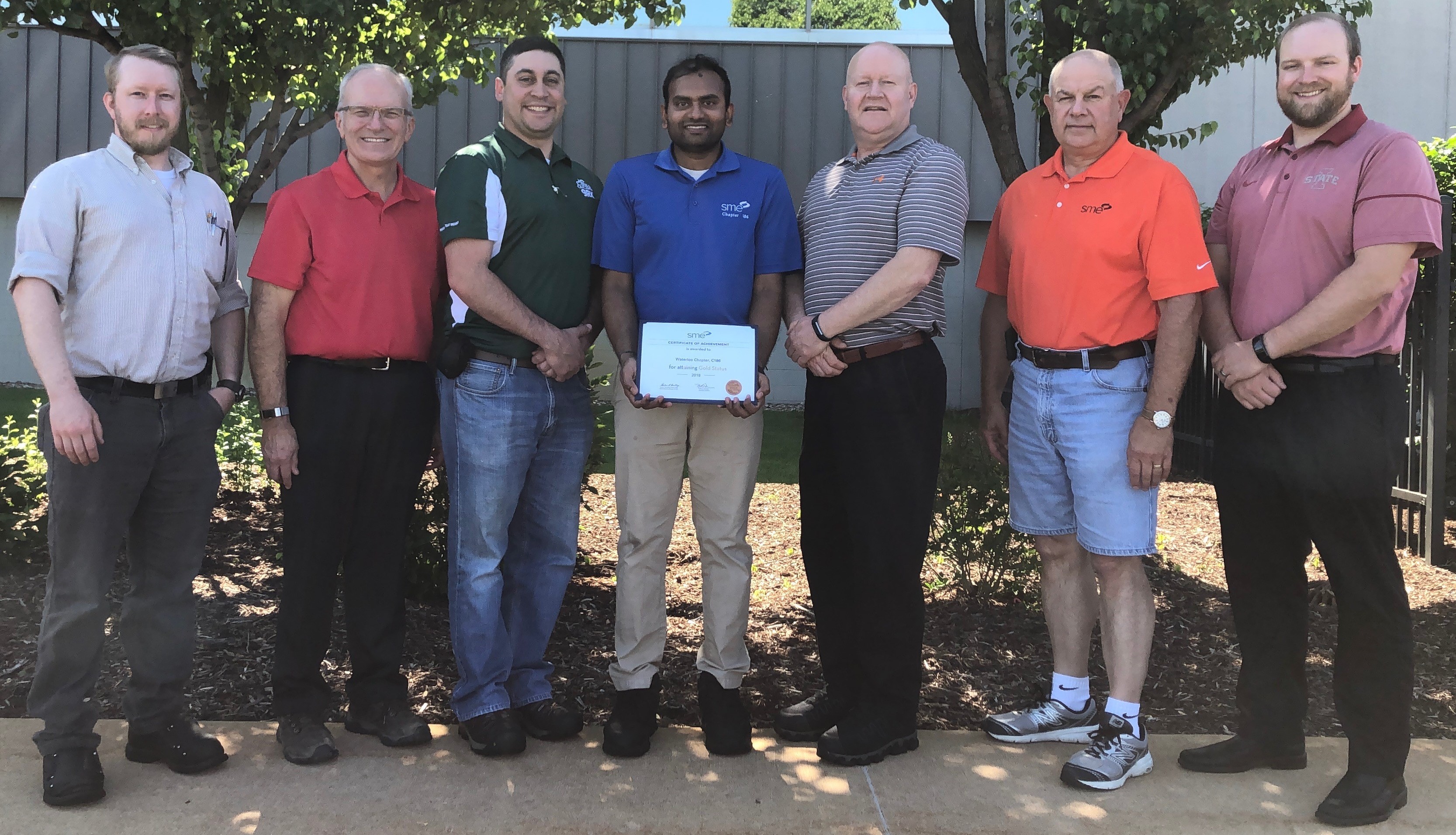 SME Wateloo Chapter 186 Team - Gold Medal Recognition 207