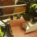 The SME 3D printer shown above is printing a component for one of the student chapter projects. This component which was made out of polylactic acid (PLA) filament was used with the hands-free fishing apparatus.  5743