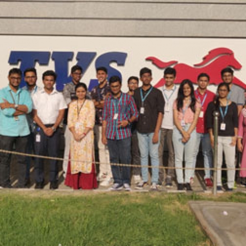 Industrial Visit To TVS Motor Company 179