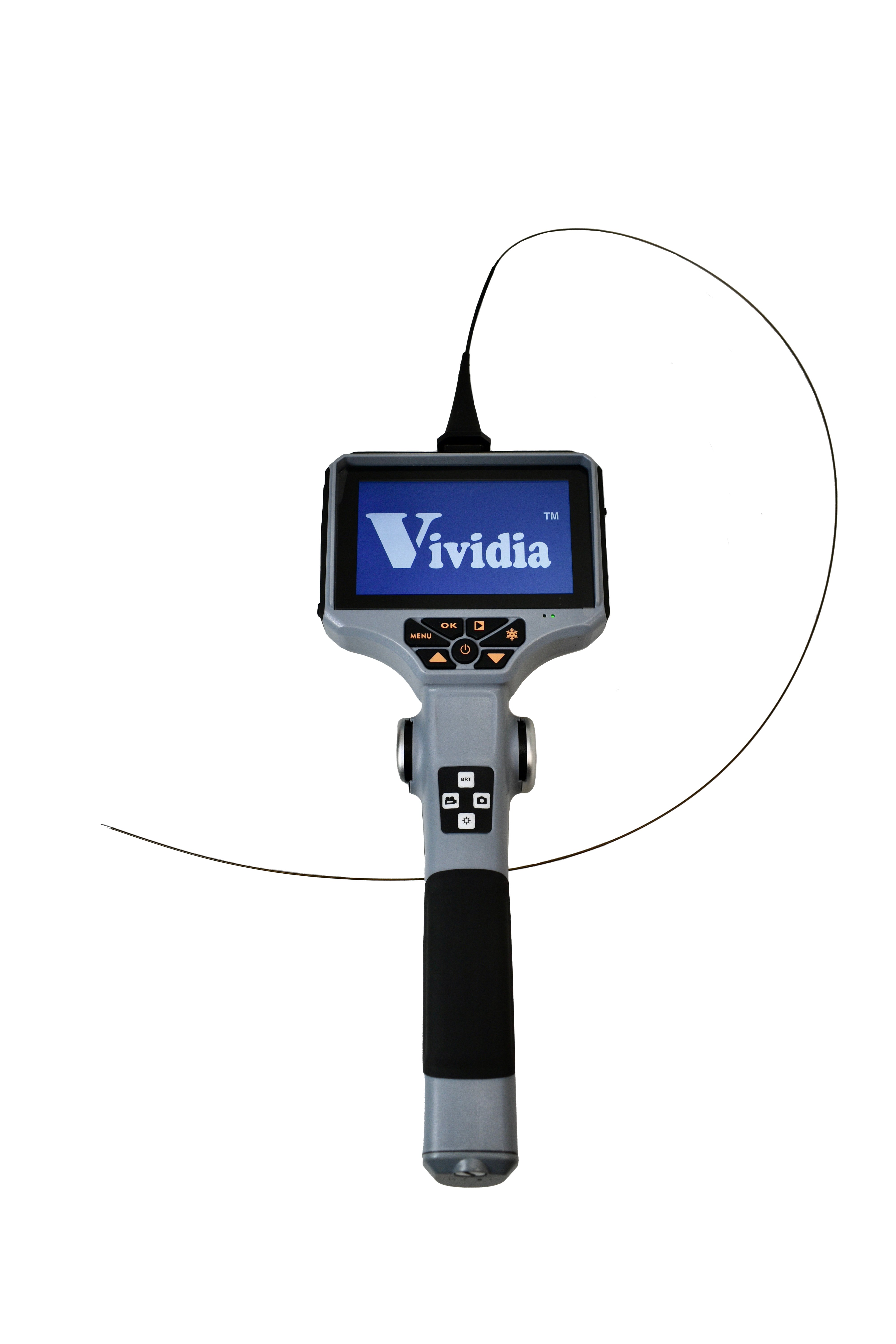Vividia NP-0-09510 Flexible Thin Probe Borescope Video Inspection Camera 0.95mm Diameter 1m Long 5" Monitor 175