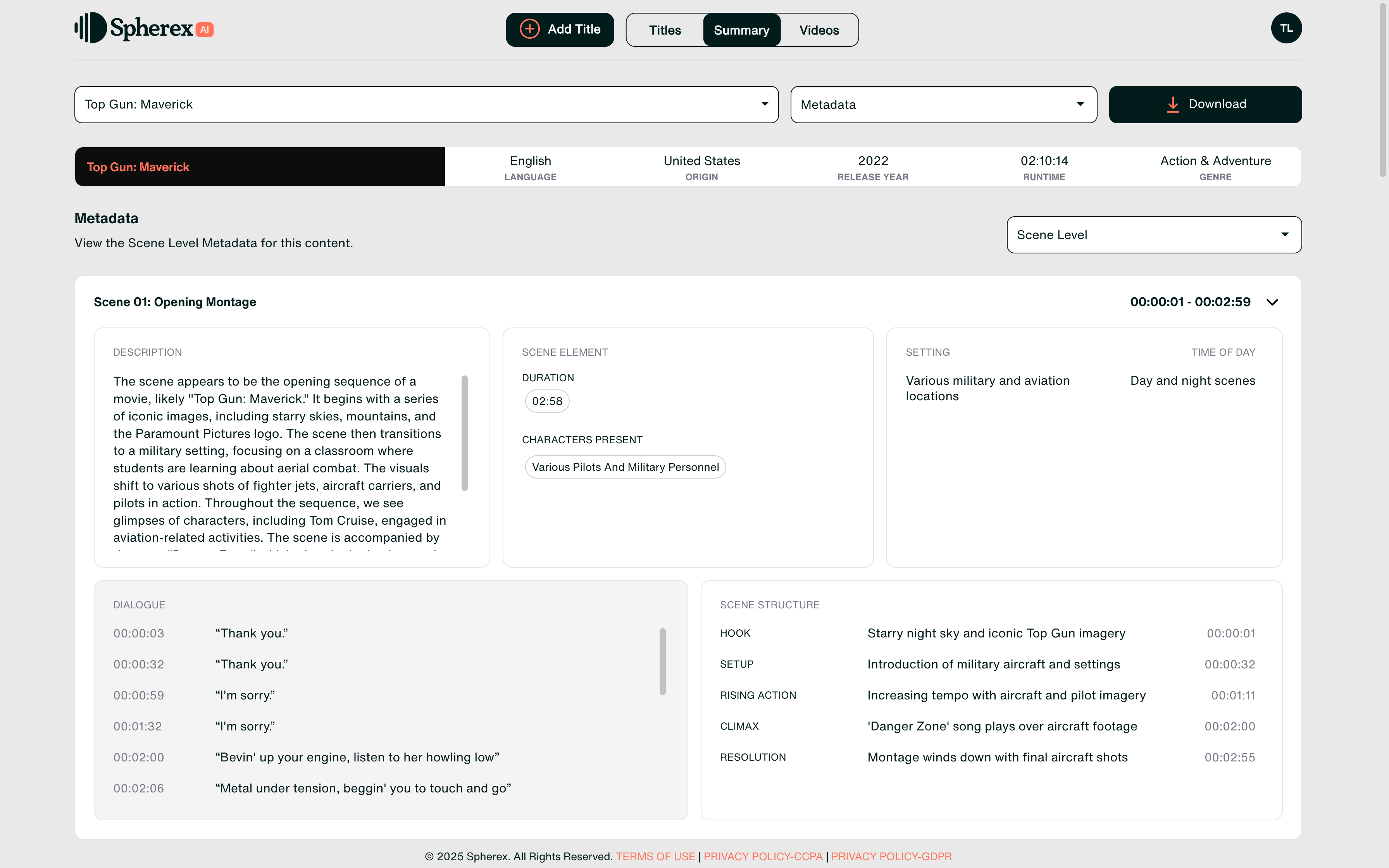 SpherexAI Large Library Compliance Editing Case Study 38