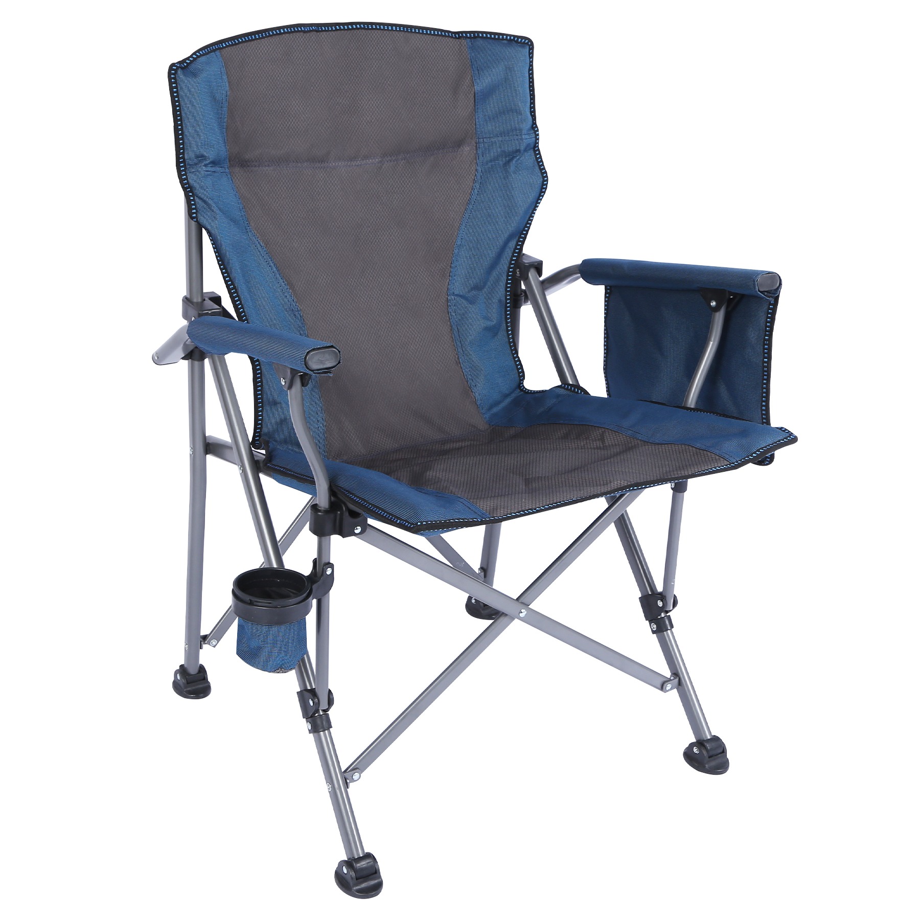 REDCAMP Oversized Folding Camping Chair with High Back and Cup Holder 369