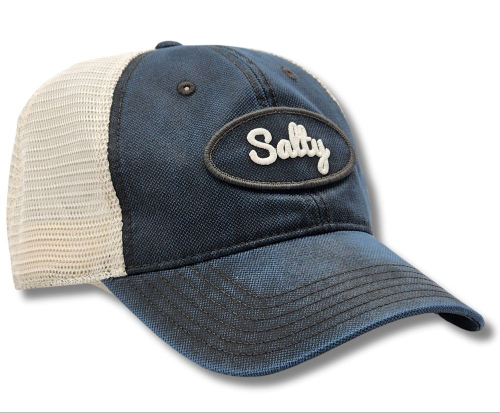 Trucker Hat- Oiled Denim- Salty $4.45 Free Shipping* 835