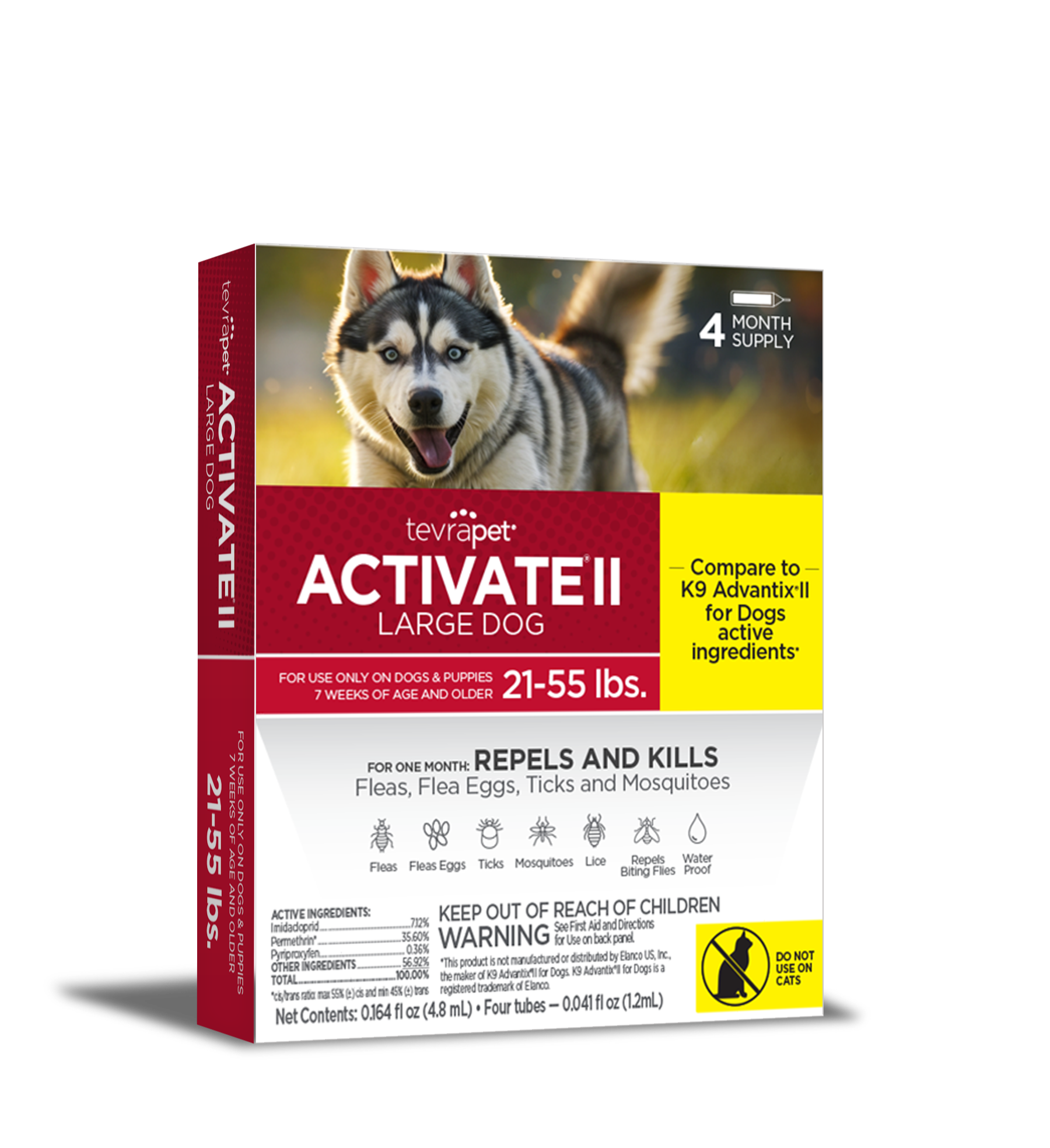 Tevrapet® Activate II Flea and Tick Topical for Dogs 1014