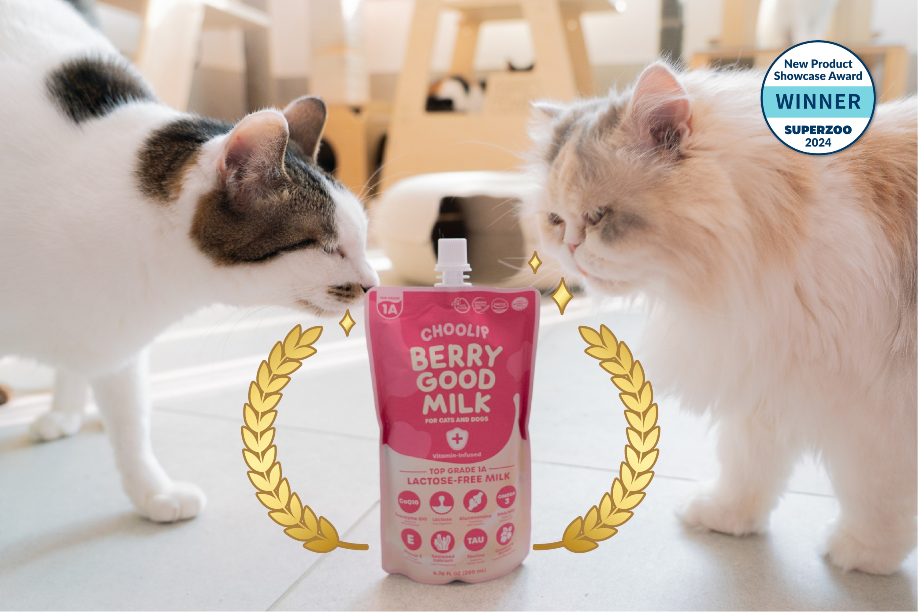 Choolip - Last year’s 1st Place at SuperZoo—Discover the Pet Milk Everyone Loves! 1239