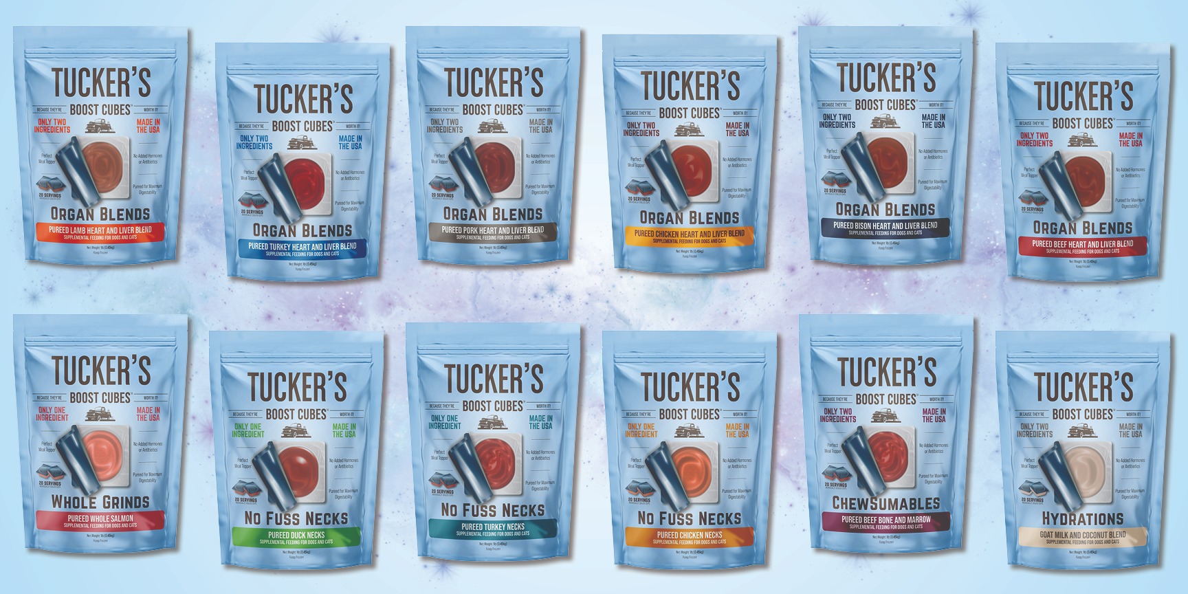 Save 10%-50% on Tucker's NEW Boost Cubes ISO 1251