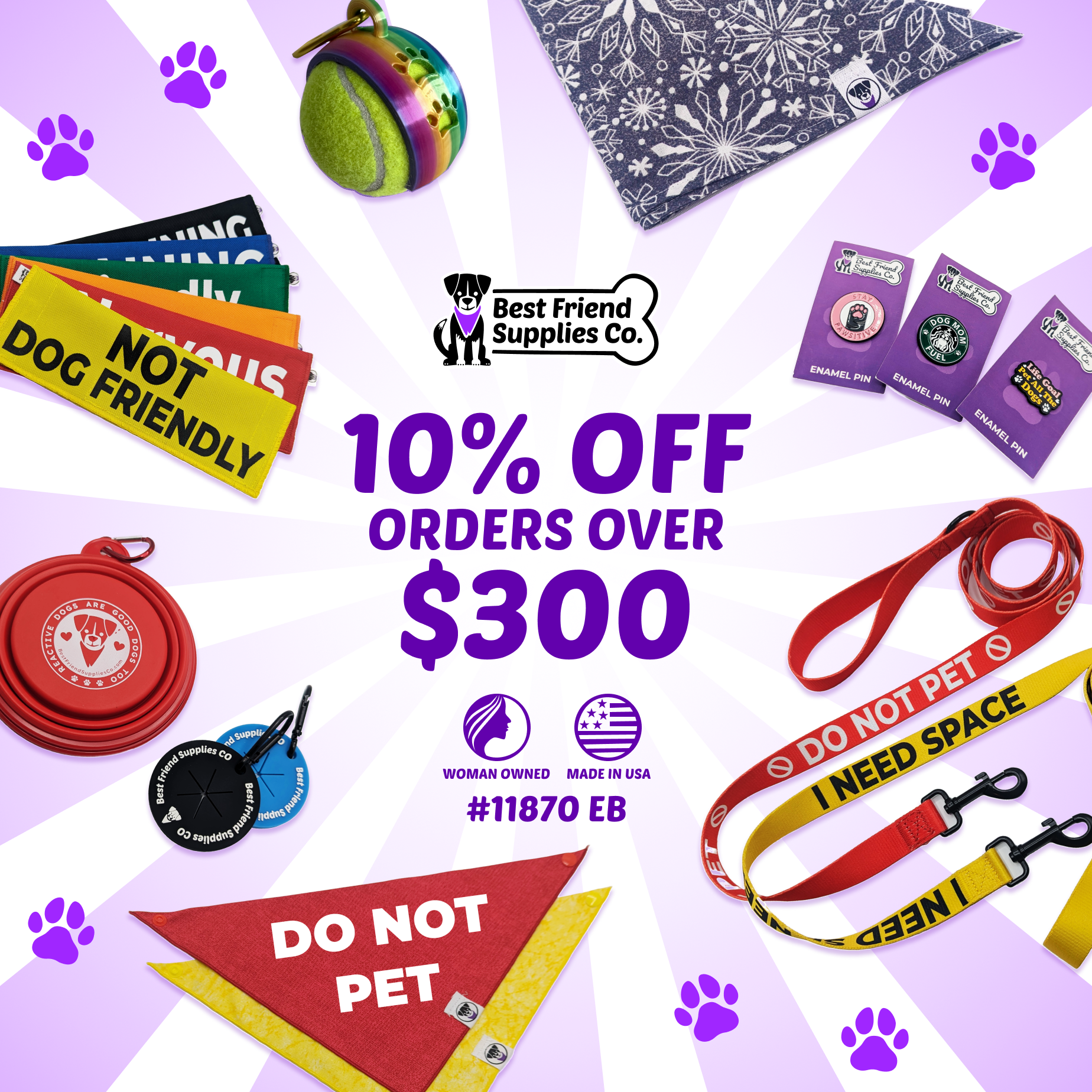 10% Off Orders Over $300 1373