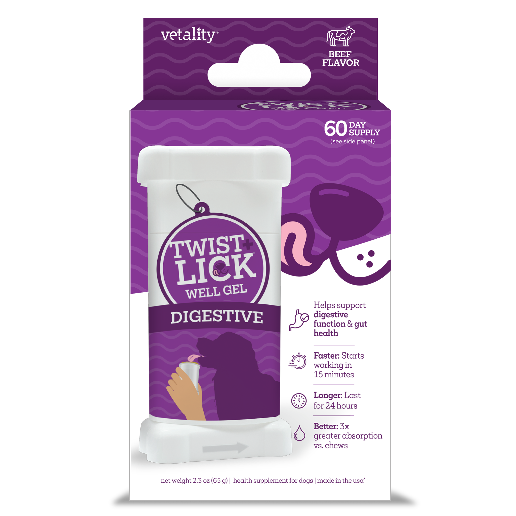 Vetality Twist+Lick Well Gel Digestive 1462