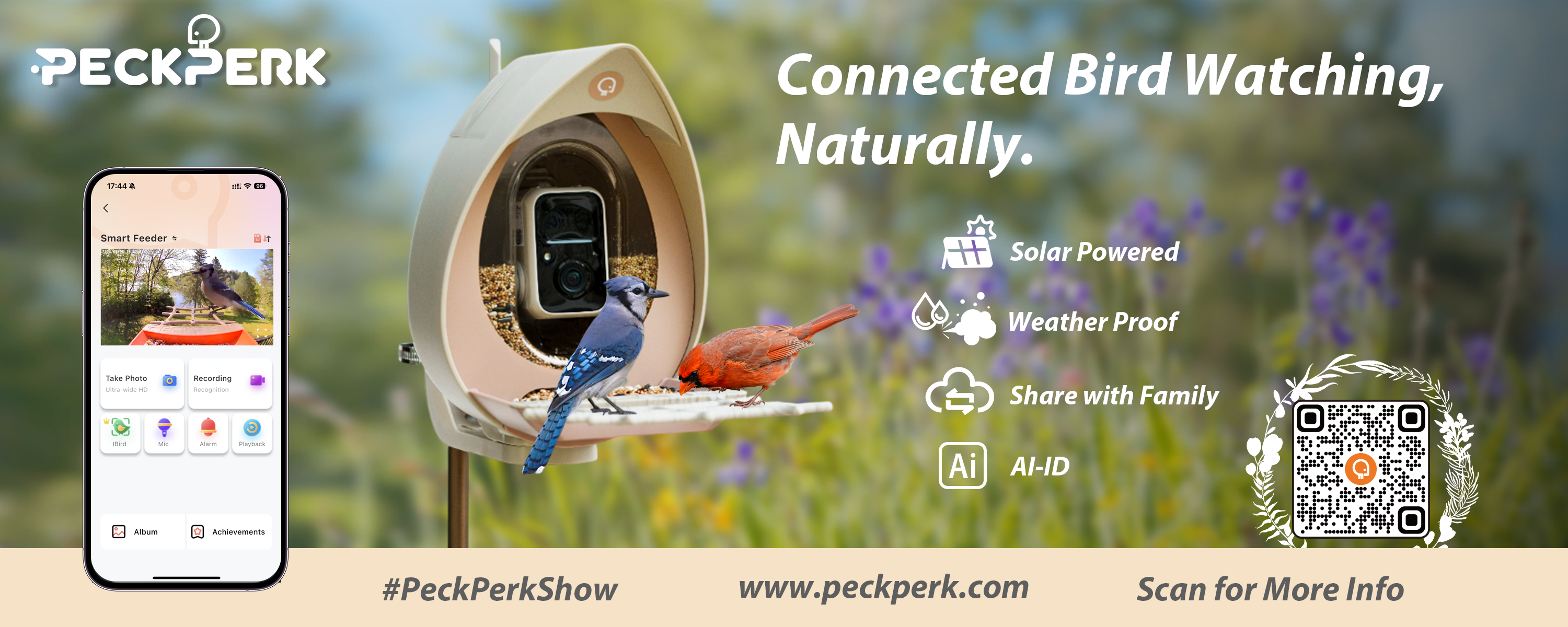 AviaPerk Smart Bird Feeder 1540