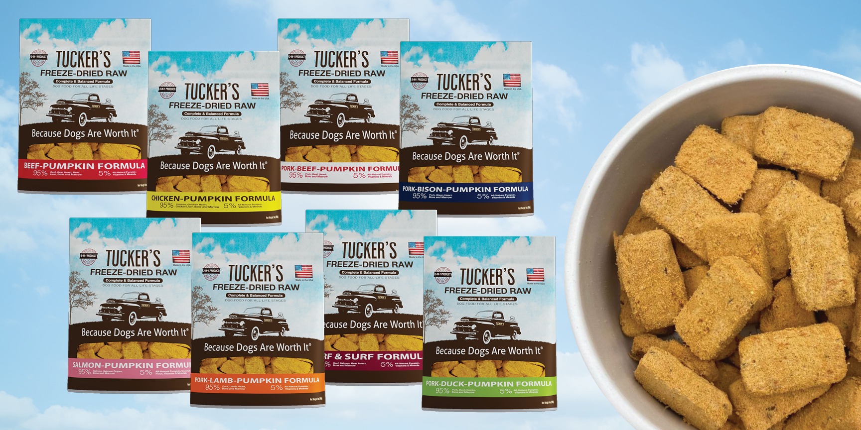 Tucker's Freeze-Dried Dog Food 250