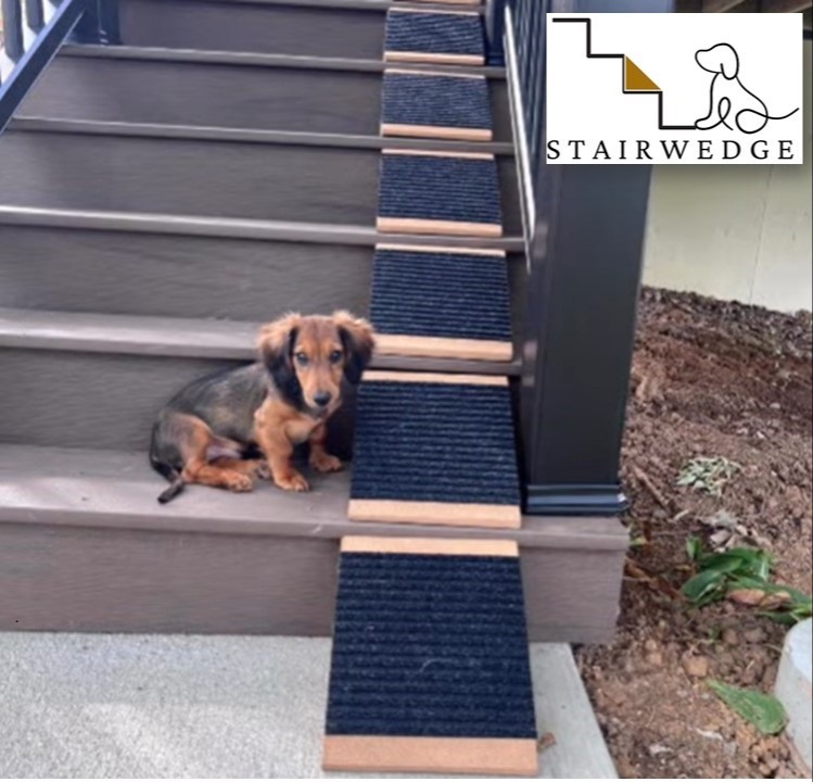 Stairwedge - Dog Ramp for Small Dogs - Versatile Stair Ramp for Any Staircase 278