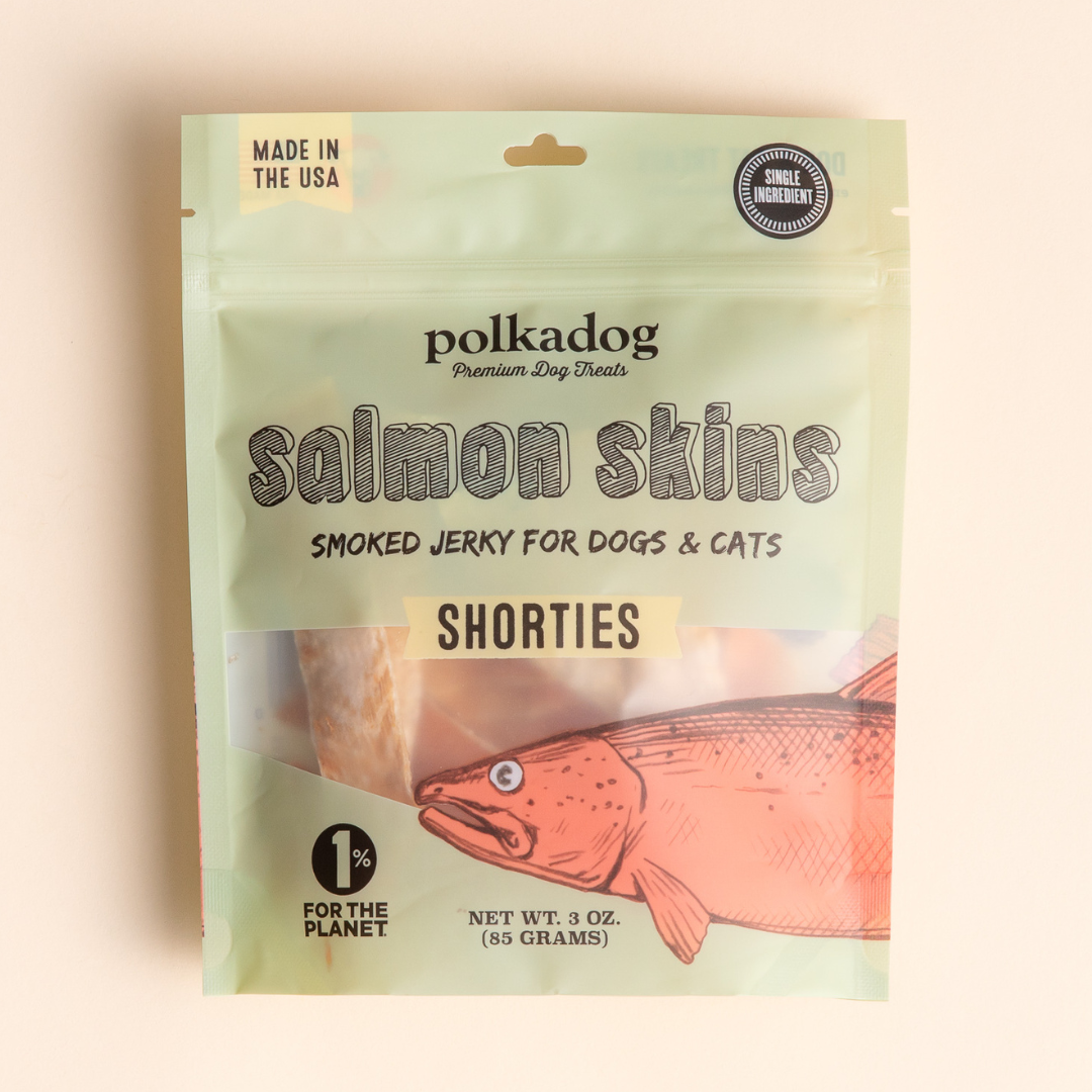 Polkadog at Boston Fish Pier Introduces Responsibly Sourced Salmon Skins to Their Premier Line of Single-Ingredient, Sustainably Produced Fish Treats 305