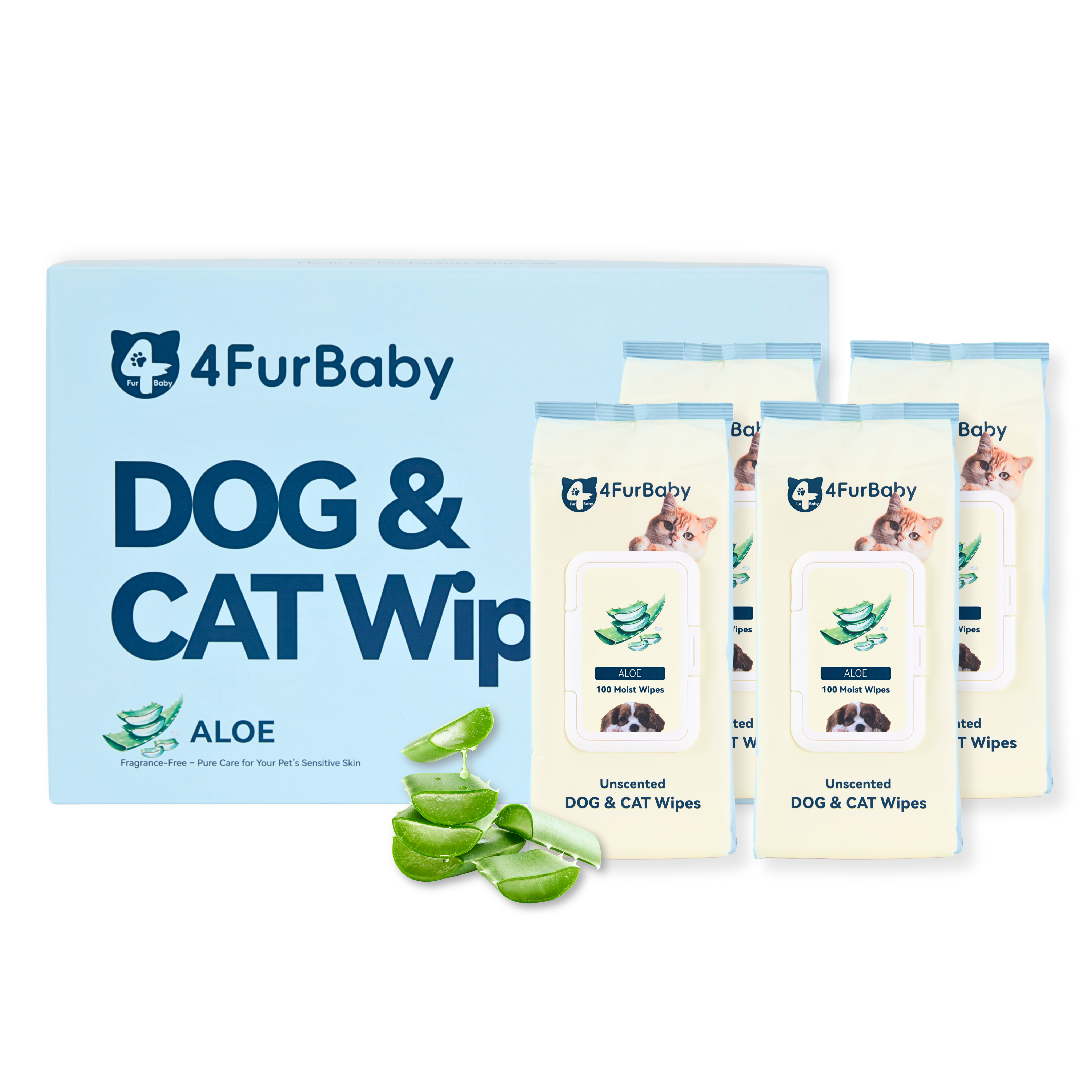 Plant-Based Pet Wipes (400ct) 🌱 350