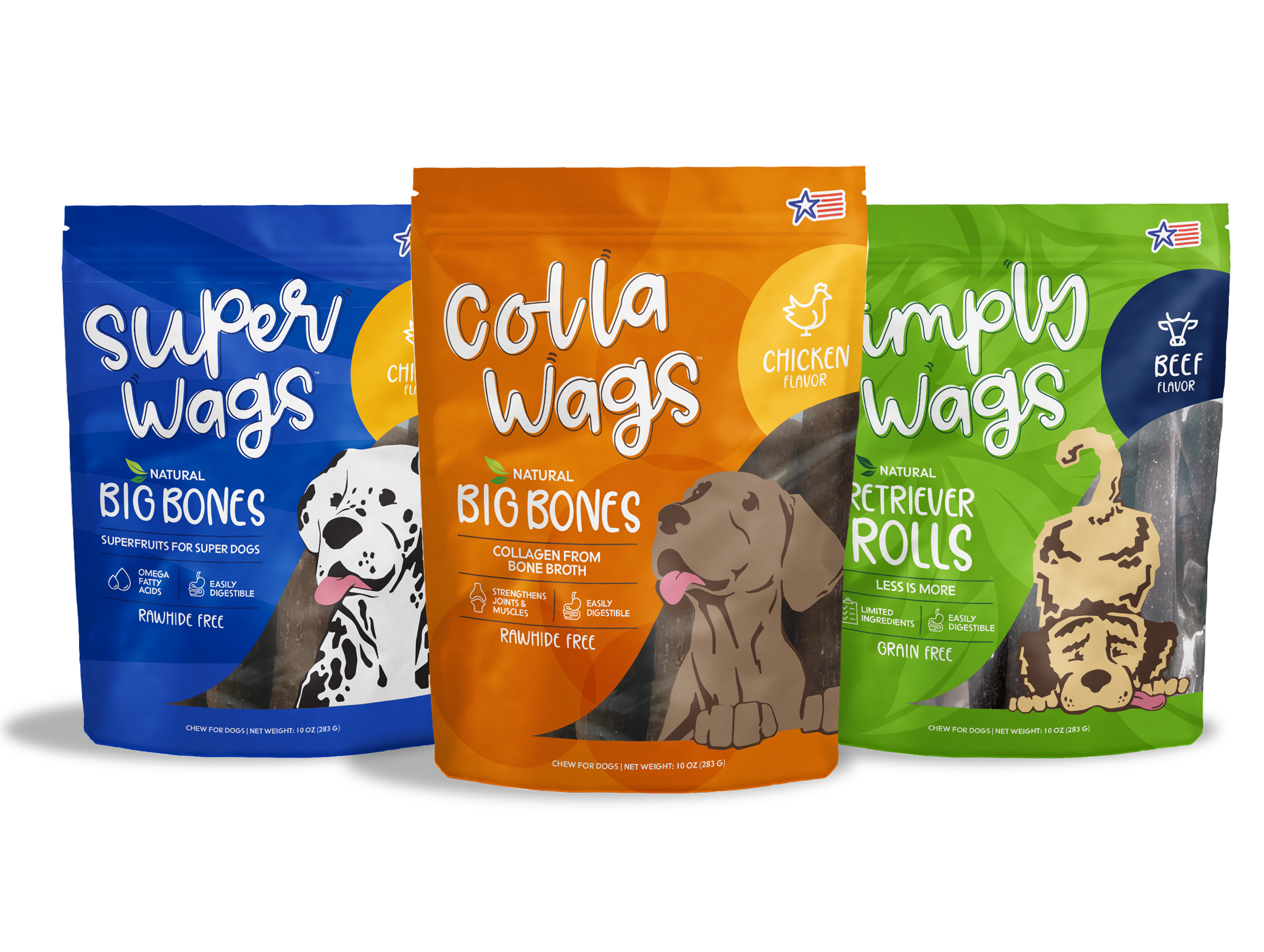 SuperWags, SimplyWags and Collawags Dog Treats 620