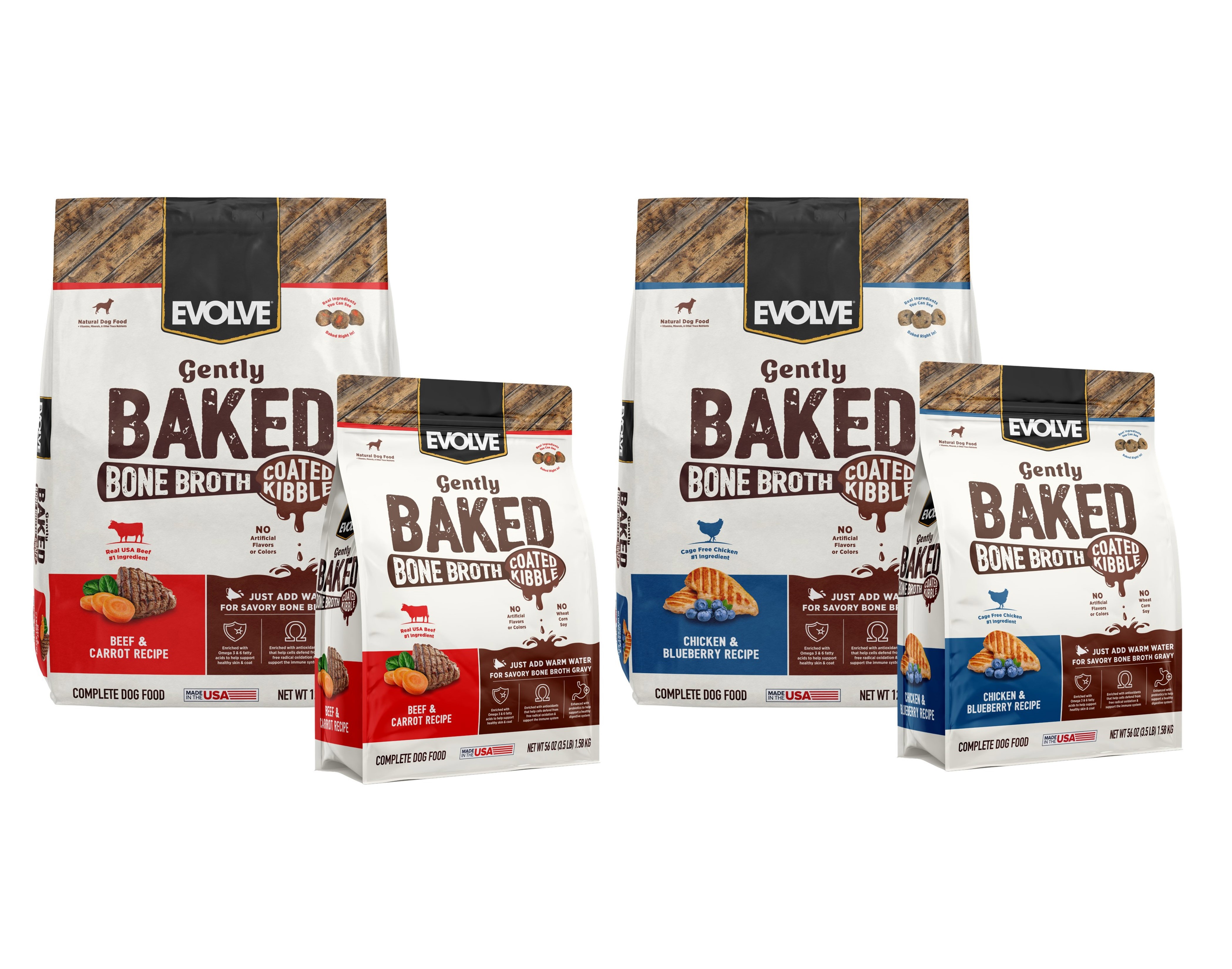 Evolve® Gently Baked Bone Broth Coated Dog Food 883