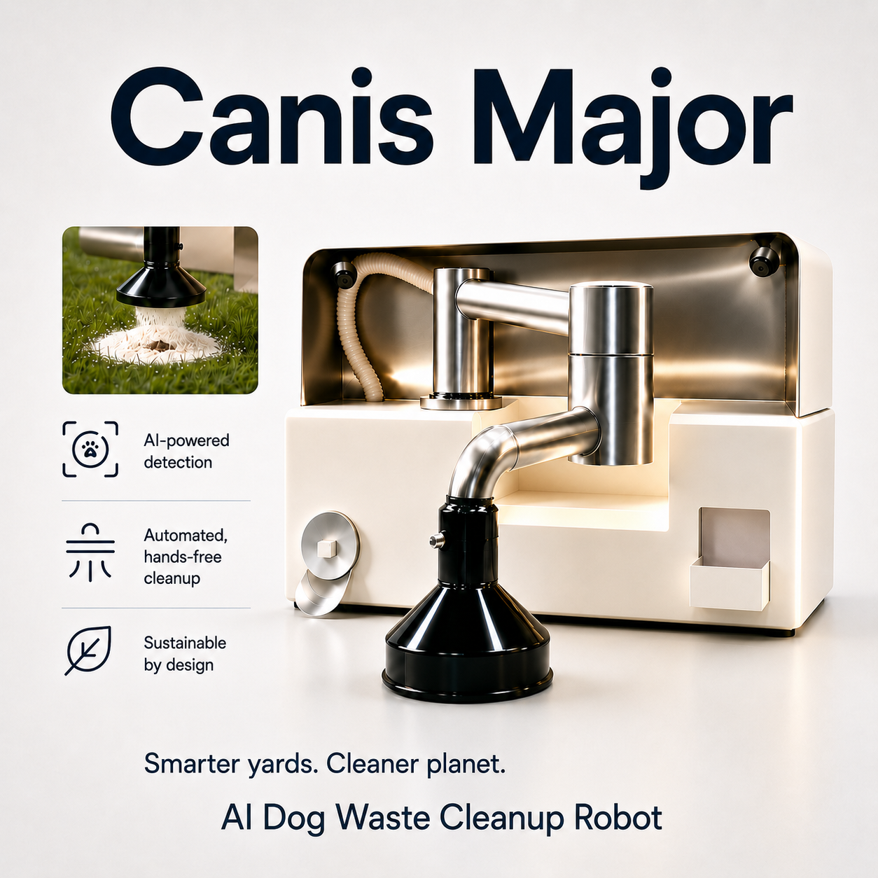 Canis Major AI Dog Waste Cleanup Robot 430