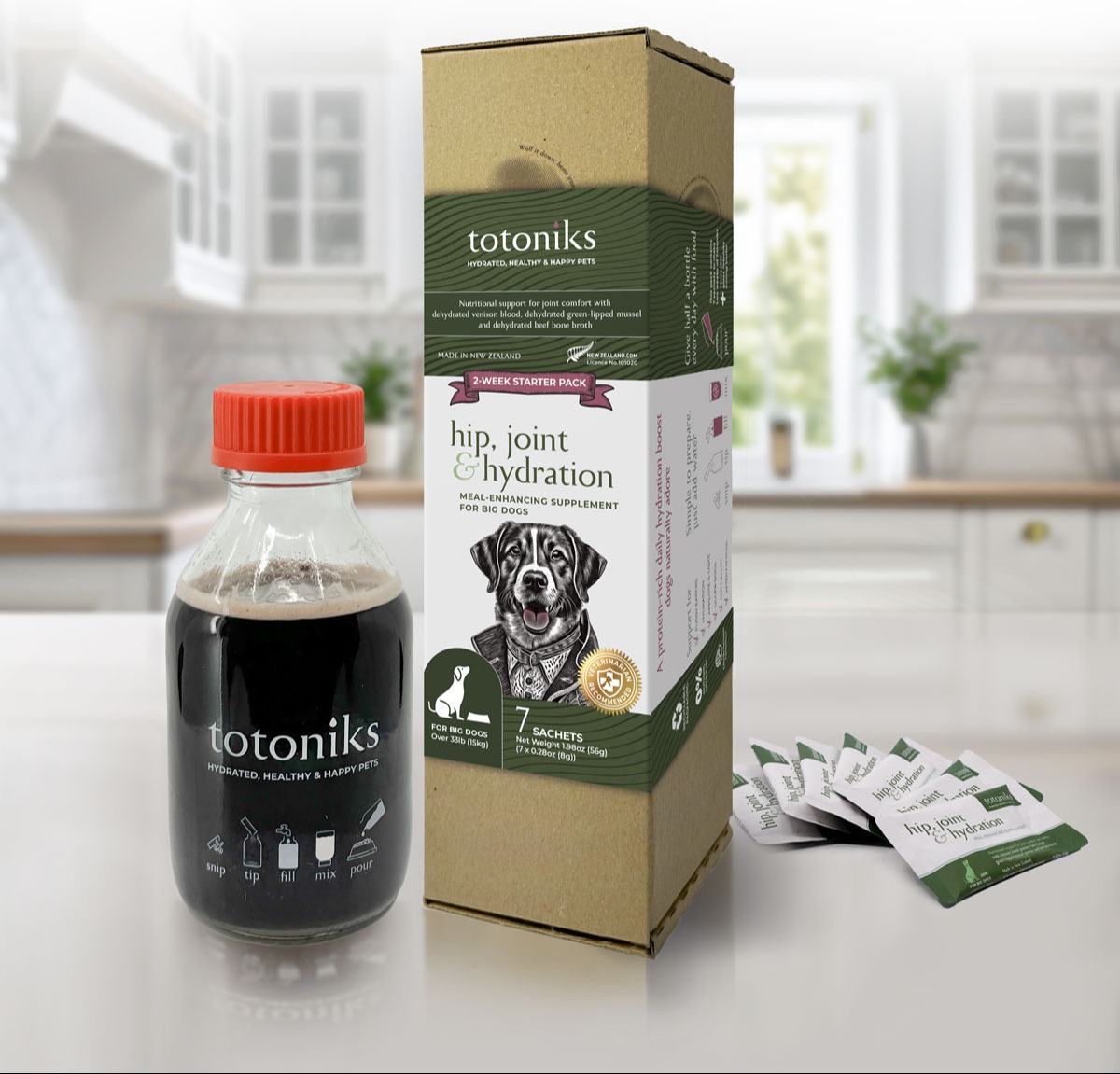 Totoniks Venison Blood Hydration Toppers for Dogs 722