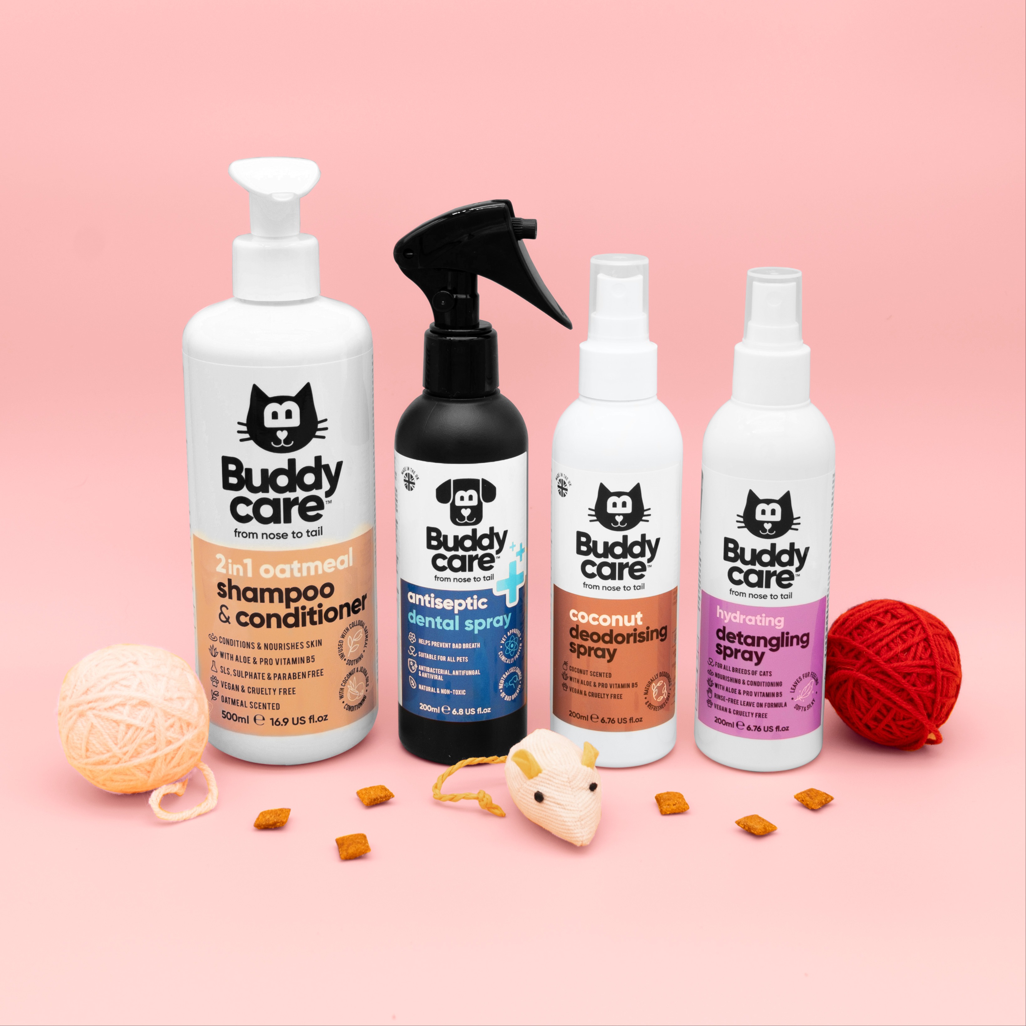 Buddycare Cat care range 807