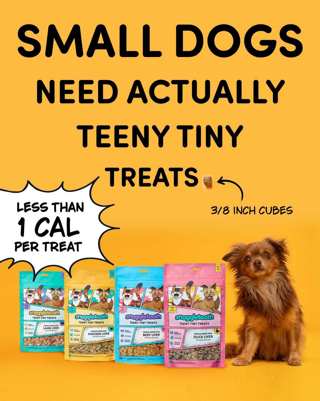 Snaggletooth - Single Ingredient Teeny Tiny Treats 978
