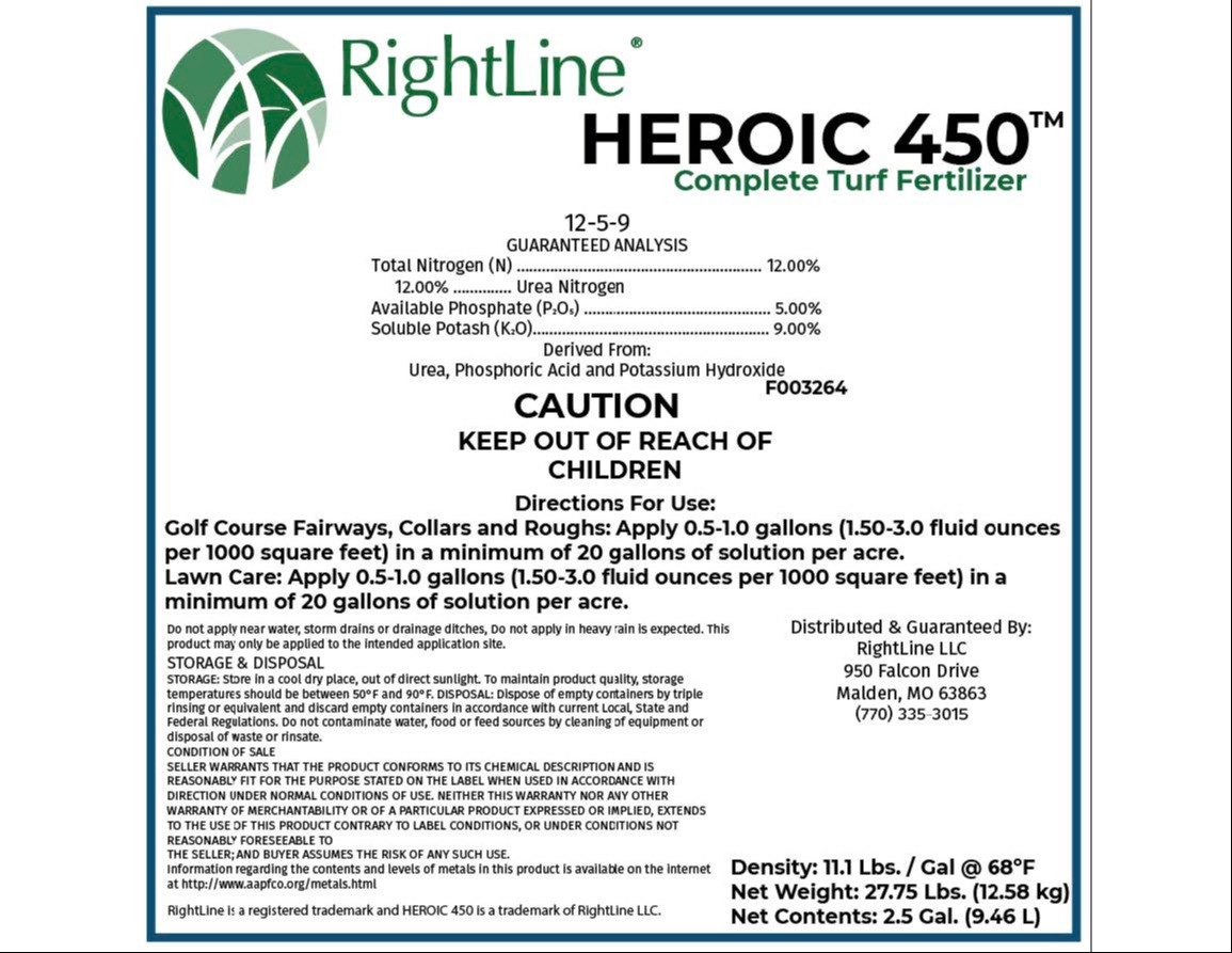 HEROIC 450™ Complete Turf Fertilizer 137