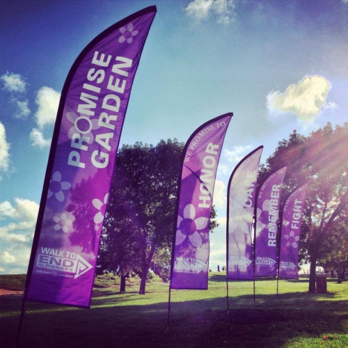 Promise Garden flags